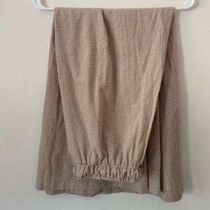 Neuflora Sonoma Brown and Cream Gingham Skirt